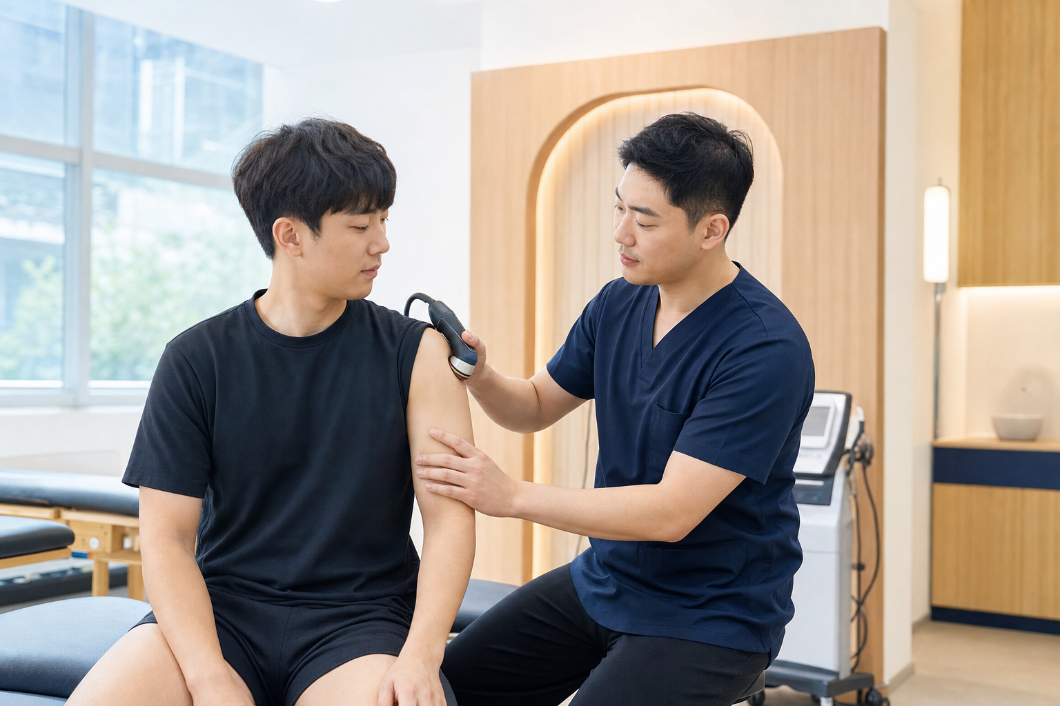 충격파 적용 관련 이미지